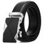 Men's Double Sided Genuine Leather Belt Automatic Buckle Business Alloy Waistban Carousel 1
