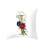 45 X 45Cm Letter Cushion Cover Golden I With Flowers Carousel 1
