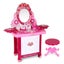 Keezi 30 Piece Kids Dressing Table Set Pink Kids Dressing Tables Carousel 1