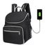 Hod Health & Home Mummy Maternity Nappy Bag With Usb Interface Black Carousel 1