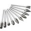 Hard Tungsten Steel Rotary File 10Pcs Silver Carousel 1