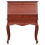Secretary Desk Brown 78x42x103 Cm Solid Mahogany Wood Xntnao Carousel 3