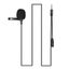 Mini Clip On Lapel Lavalier Condenser Microphone With 3.5Mm Headphone Output Jac Carousel 1