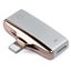 2 In 1 Mini Lightning Splitter Adapter Metal Audio Aux Converter With Dual Ports Carousel 1