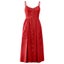 Hod Health & Home Red Boho Cotton Casual Midi Sundress Women Summer Dress Carousel 1