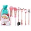 Hod Health & Home 6Pcs / Set Christmas Makeup Brushes Stocking Fillers Carousel 1