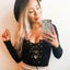 House Of Dasein Sexy Lace Up Long Sleeve Bodysuit For Women Bodies & Catsuits Carousel 1