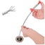 Bendable Pipe Cleaner Sewer Tub Hair Removal Toilet Kitchen Cleaning Tools Silve Carousel 1