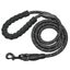 Hod Health & Home Black Reflective Dog Pet Leash Rope Nylon Small Medium Large D Carousel 1