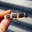 Natural Raw Black Tourmaline & Tan Macrame Bracelet (10X9B) Carousel 4
