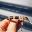 Natural Raw Black Tourmaline & Tan Macrame Bracelet (10X9B) Carousel 5