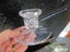 (CR) GORGEOUS CRYSTAL/GLASS CANDLE STICK HOLDERS.... a pair + 1! Carousel 3