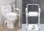 Toilet Shower Commode Chair Bathroom Bedside Adjustable Seating Carousel 2