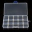 Plastic 15 Slots Adjustable Jewelry Storage Box Case Craft Organizer Bead Carousel 1