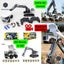 HUINA Dump Truck with Digger - White & Black - RC 1559 1:24 (Hui Na) Carousel 1