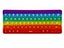 2 X Rainbow Purple Push Pop Keyboard Fidget Toy Bubble Push Pop Stress Reliever Carousel 6