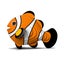 Eugy: Clown Fish - 3D Cardboard Model Carousel 3