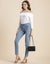 Moomaya Solid Off-Shoulder Tops, Women's Full Sleeve Casual Vacation Carousel 8