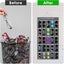 Sunglasses Organizer Felt Storage Pockets 80x40cm Hanging Sunglasses Holder 25 Carousel 6