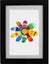 Kids Art Frame Wood A4 Sized Child 3D Picture Display Frame with Fixed Strap F Carousel 8