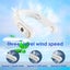 Portable Neck Fan Digital Display Mini Foldable Bladeless Personal Fan 2400mAh Carousel 5