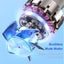 Portable Neck Fan Digital Display Mini Foldable Bladeless Personal Fan 2400mAh Carousel 7