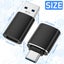 2Pack USB C to USB Adapter + 2Pack USB to USB C Adapter High-Speed Data Transf Carousel 7