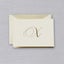 Crane & Co Engraved X Initial Note Card Set 10pce Carousel 1