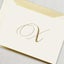 Crane & Co Engraved X Initial Note Card Set 10pce Carousel 2