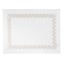 Serenk Versa Frame White Linen Placemat Silver 38x50cm Carousel 1