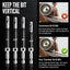 18PCS 5/64'' To 1/4" Vix Self Centring Door Hinge Core Drill Bits Set With Punch Carousel 8
