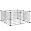 8-panel Pet Cage Black 35x35 Cm Steel Oiolxo Carousel 4