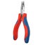 GOLDTOOL 120mm Long Nose Mirror Polished CRV Precision Plier. 28mm Nose, Serrate Carousel 1
