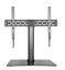 BRATECK 32''-55'' TV Desk Stand with Glass Base. Height Adjustable with Tilt & R Carousel 3