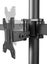 BRATECK 13"-27" Triple Monitor Economy Desk Mount Stand. Detachable VESA Plate, Carousel 8