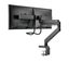 BRATECK 17"-32" Dual Monitor Gas Spring Arm with Built-in Docking Station.Quick Carousel 7