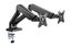 BRATECK Elegant Dual 17"-32" Counter Balance Monitor Desk Mount. Max Load up to Carousel 3