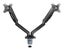 BRATECK Elegant Dual 17"-32" Counter Balance Monitor Desk Mount. Max Load up to Carousel 4