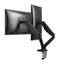 BRATECK Elegant Dual 17"-32" Counter Balance Monitor Desk Mount. Max Load up to Carousel 7