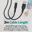 PROMATE 2m USB-A to Lightning Data & Charge Cable. Data Transfer Rate 480Mbps. T Carousel 3