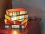 Stained Resin Stacked Books Lamp Vintage Desk Lamp Carousel 1