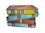 Stained Resin Stacked Books Lamp Vintage Desk Lamp Carousel 2