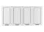 2400mm Wide Wall cabinet Shaker style High Gloss kitchenette Carousel 1