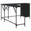 Desk Black 141x141x75 Cm Engineered Wood Ntipki Carousel 6