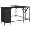 Desk Black 141x141x75 Cm Engineered Wood Ntipki Carousel 10