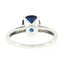 Vintage Platinum 2.85ctw Oval Sapphire and Baguette Diamond Engagement Ring Carousel 8