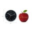 NeXtime 9cm Company Metal Analogue Alarm Clock Round Office Decor Quartz Black Carousel 6