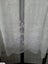 Beautiful X2 Set Long Drop White Patterned Flowers Sheer Net Curtains Carousel 3