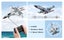 RC Plane 2.4GHz 4 Channel Remote Control Airplane Fighter Toys,Easy to Fly Chrit Carousel 5