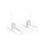 Pair Of Powder Coated Free Standing Feet For Screens 505X125X66Mm Carousel 1